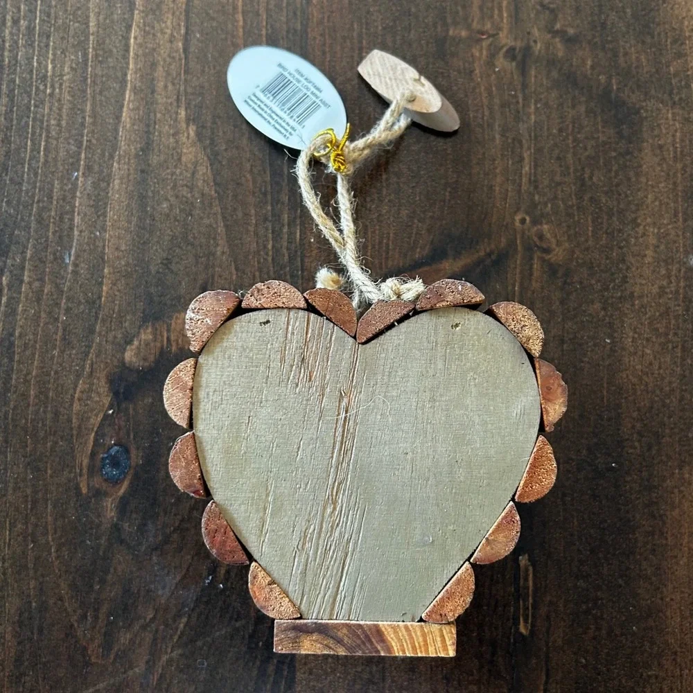 ⭐️ Wilcor Handcrafted Wood Design Love Shack Mini Bird‎ House Welcome Outdoor